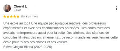 Une école au top ! Une équipe pédagogique réactive, des professeurs expérimentés et avec des connaissances poussées
