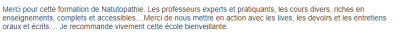 Je suis fière d'avoir fait cette formation avec l'ESN, jai beaucoup appris, je me suis senti entourée, écoutée et mise en confiance. je remercie toute l'équipe pour ces deux belles années. Un grand vide depuis l'arrêt des cours!!