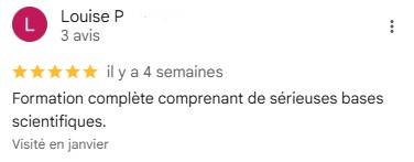 Formation complète comprenant de sérieuses bases scientifiques